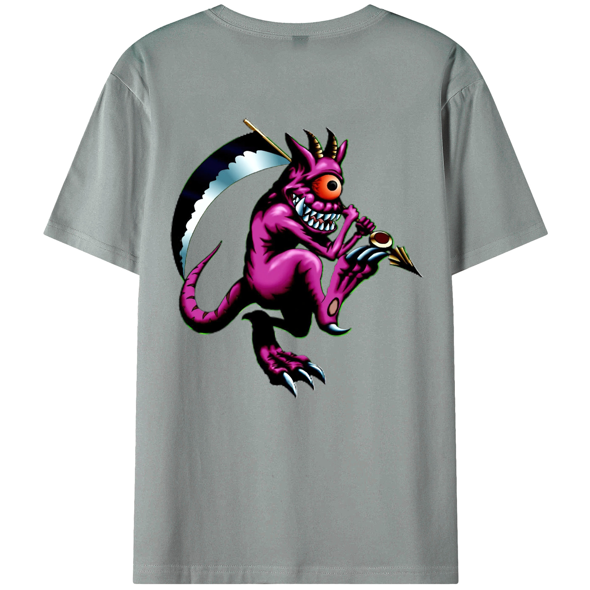（画像用） 遊☆戯☆王 Yu-Gi-Oh! 綿100％ メンズ半袖Tシャツ（バックプリント） 通気性